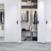 sourcing map 6 Pack Half Moon Cabinet Pull, 2.52" Hole