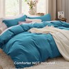 Bedsure Bedsure Teal Duvet Cover Queen Size - 3 Pieces