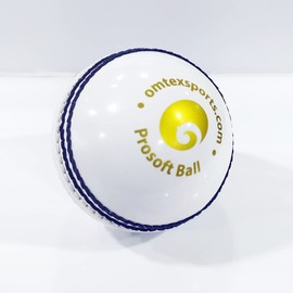 Omtex Cricket ProSoft Ball White