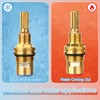 Brass 1-001 & 1-002 Ceramic Valve Cartridge Set, Hot and