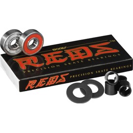 Bones Bearings Bones Reds 8 with Bearing Spacers & Axle Washers