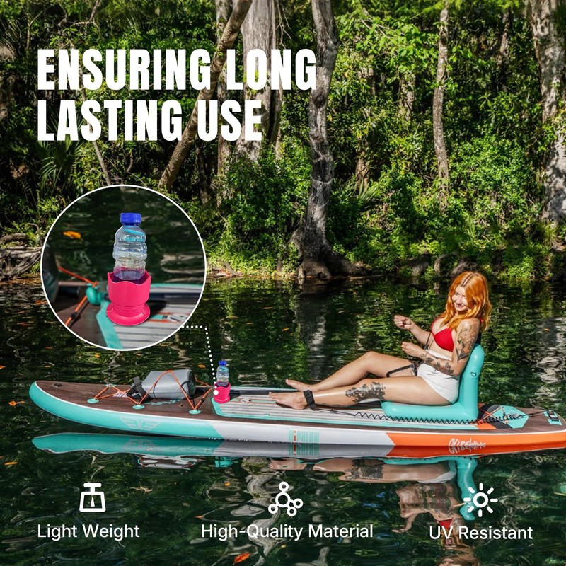 niphean Paddleboard and Kayak Cup Holder, Versatile Drink Holder for