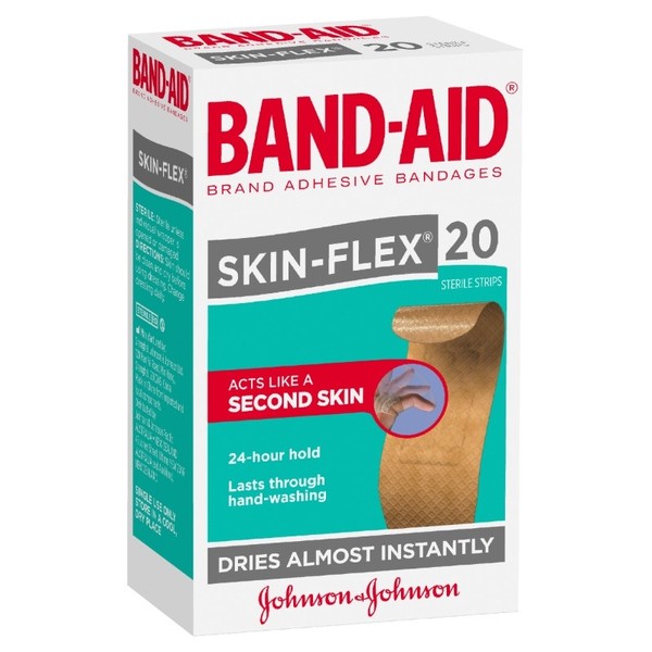 Band-Aid Skin-Flex Sterile Strips X 20