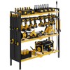 NattyDot Large Power Tool Organizer Cart with Charging Station 8