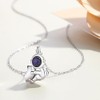 IMINI Moon Star Astronaut Heart Couple Pendant Necklace for Women