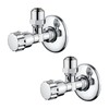 Ibergrif Angle Valve 1/2 Inch Wall Connection, 3/8 Inch Hose