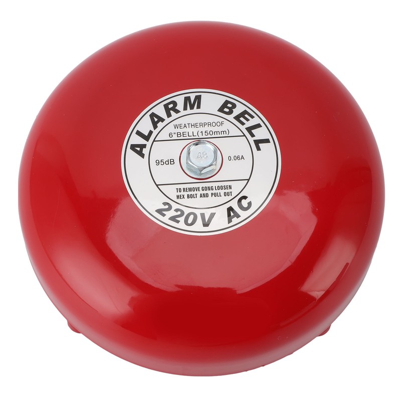 Fire Alarm Bell High Sensitivity Super Loud Sound Electric Round