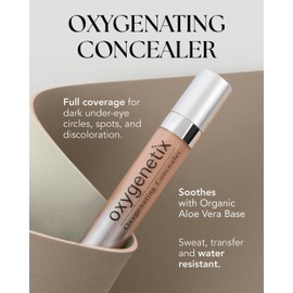 Oxygenetix Oxygenating Concealer – B-1.5 | Full Coverage for Dark Circles, Face & Body | Lightweight, Sweat-Resistant Formula