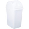 Superio Trash Can 4.7 Gallon with Swing Top Lid