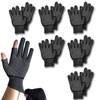 NABESHI Gloves with 2 Fingers, 2 Inserts, Fingerless, Fingerless Fingertips,