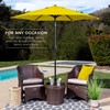 Best Choice Products 7.5ft Heavy-Duty Round Outdoor Market Table Patio
