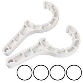 EVRBUL Upgraded Salt Water Chlorinator Pool Tool Wrench Pool Salt Cell Wrench with 4 O-Rings Compatible With Hayward GLX-Cell 2" Union 15 Pads and 16 Pads