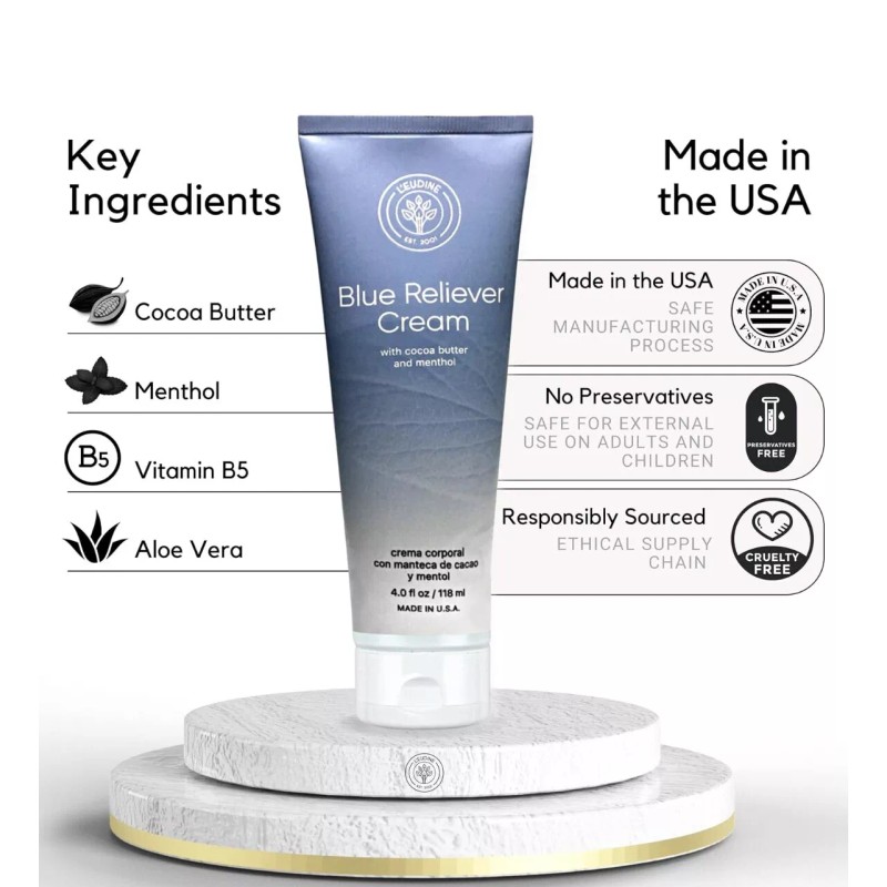 L'eudine Leudine Blue Relief Cream crema Para El Dolor New