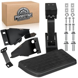 75328-01A Upgraded Rear Bed Step Retractable Bumper Step Compatible with Ford F150 2021-2023 Excludes Dual Exhaust 2022-2023 Ford Lightning Folding Truck Tailgate Step