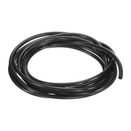 M METERXITY Black Vinyl Tubing, 10 Ft Length 0.12" ID x 0.20" OD PVC Flexible Plastic Tube Hybrid Hose, Flexible PVC Pipe Transfer Liquid Gas for Pond Fountain Garden/Industrial Conveying