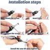 USB Rechargable Cordless Engraving Pen with 37bits,Mini Electric Engraver Pen