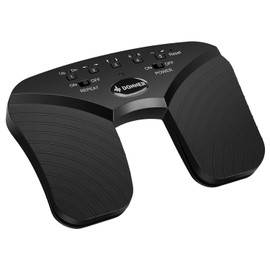 Donner Donner Wireless Page Turner Pedal, Rechargeable Music Page Turner foot pedal for Tablets Phone, Black