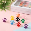 TUWUNA Paw Print LED Light Up Rings 24 Pcs Paw