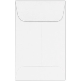 LUX Paper #1 Coin Envelopes (2-1/4 x 3-1/2) - 24lb. Bright White (1000 Qty.) | Perfect The Holidays, Birthdays, Graduations, Company Bonuses, Gifts, Money and More! | 94623-1M