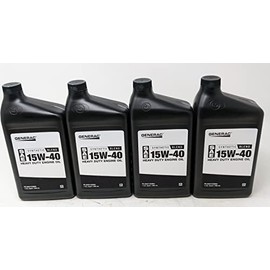 Generac 4-Quarts Synthetic Blend CK-4 Heavy Engine Oil 15W-40 Part A0001540960