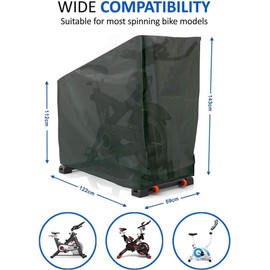 Exercise Bike Cover for Peloton, Bicycle Cover Waterproof for Training or Spinning Bikes, Pro Bike Tool Bicycle Protective Cover to Protect Against Rain, Sun and Dust