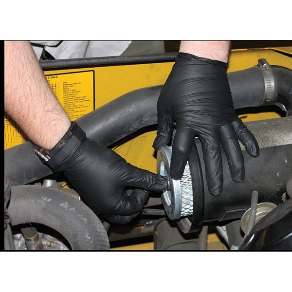 The Max Diesel, Industrial Black Nitrile Powder Free Gloves, 6 mil (Price is Per Box)