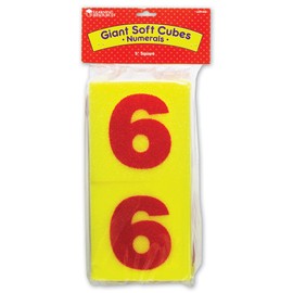 Learning Resources Giant Soft Cubes - Numerals