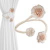 Cute Curtains Tiebacks | Artificial Twist Bough Flower Curtains Holdbacks
