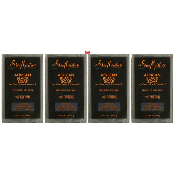 Shea Moisture African Black Soap w/Shea Butter for Acne Prone