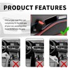 New Car Seat Gap Filler 2 Pack,Flexible Seat Gap Filler