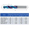 ‌AYCHOLIZ 6pcs Carbide CNC Drill Bit Set - 55 HRC