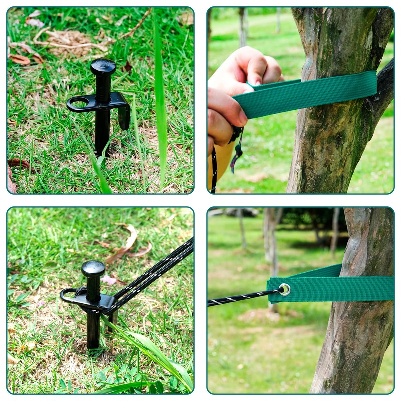 Pack 18 Heavy Duty Steel Tree Stake Kits with Tree