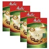 4 BOXES of Melitta Size 1x4 Gourmet Intense Coffee Filters,