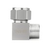 TAISHER 2PCS 304 Stainless Steel Square 90 Degree Compression Tube