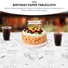 COHEALI Party Paper Tablecloth Birthday Decor Coloring Engineering Vehicle Theme