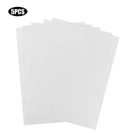 5pcs Heat Shrink Sheet Translucent Heat Shrinkable Film Paper DIY Hairpin Decoration20.3x27.8 cm