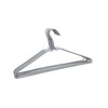 White Vinyl Coated Drip Dry Wire Hanger 10PC