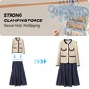 20 Pack Pants Hangers with Ribbed Grip, 13.5" Stackable Skirt