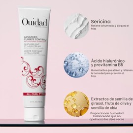 OUIDAD Advanced Climate Control Featherlight Styling Cream, 5.7 Fl Oz