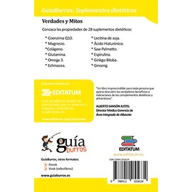 Editatum GuíaBurros Suplementos dietéticos: Verdades y mitos (Salud y Belleza) (Spanish Edition)