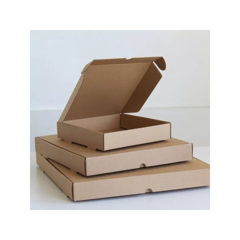 Naliplastic 25 Piezas Caja Pizza 45x45 #9 Color Kraft Facturamos