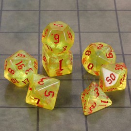 CiaraQ DND Polyhedral Dice Set with Dice Bag for Dungeons and Dragons RPG MTG Role Playing Table Games