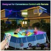 BSGlobal Store Smart LED Pool Lights for Above Ground Pool