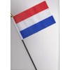 Netherlands Holland Hand Flag 25cm