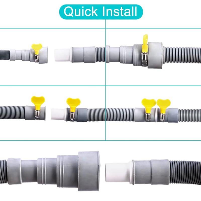 Washing Machine Hose Extension Thickened Universal Washing Machine Dishwasher Drain