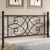 VECELO Queen Size Metal Platform Bed Frame with headboard and