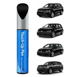 RSACET LC9X/2T Deep Black Pearl Touch Up Paint Compatible with Volkswagen Exact Match Touch Up Paint Car Scratch Repair
