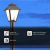Generation Lighting 82065-12 Polycarbonate One-Light Outdoor Post Lantern Outside Lighting,