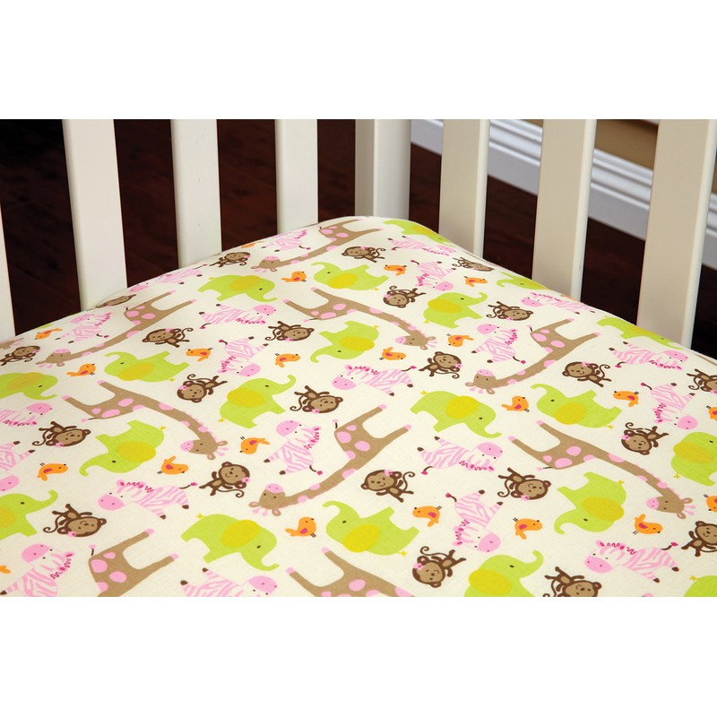 Carter's Jungle Collection Fitted Crib Sheet