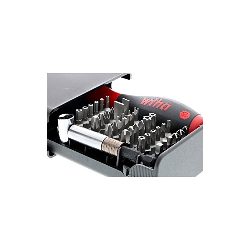 Wiha 71991 Bits Collector with Security Bits, 39 Piece Set
